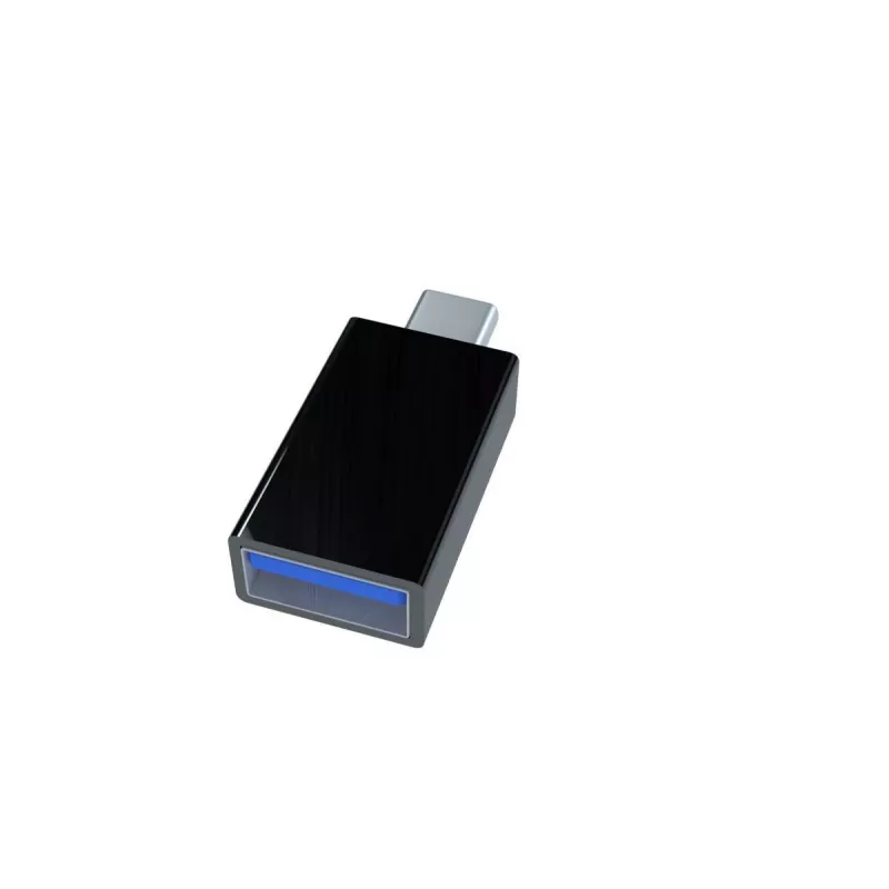 USB-Grafikadapter Gembird A-USB3-CMAF-01 — USB Type-C auf USB (USB 2.0 / 3.2 Gen 1), kompakt schwarz