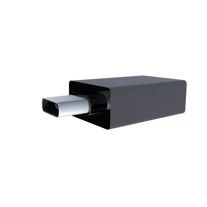 USB-Grafikadapter Gembird A-USB3-CMAF-01 — USB Type-C auf USB (USB 2.0 / 3.2 Gen 1), kompakt schwarz