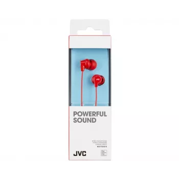 JVC HA-FX10-R-E Farbenfrohe In-Ear-Kopfhörer