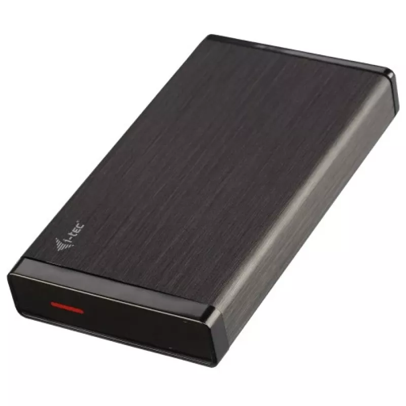 i-tec MYSAFE Advanced 3.5 Zoll USB 3.0, HDD-Gehäuse, 3.5 Zoll, Serial ATA, Serial ATA II, Serial ATA III, 5 Gbit/s, USB-Anschluss, Schwarz, Metallisch
