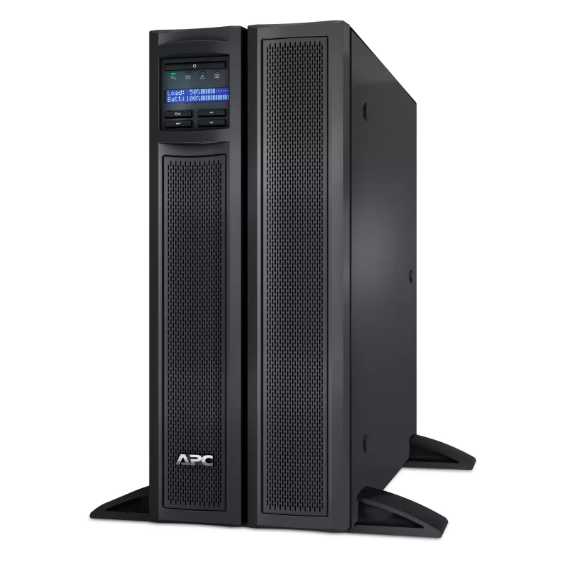 APC Smart-UPS X SMX2200HVNC - 2200VA, 8x C13 + 2x C19 Ausgang, USB, erweiterbare Laufzeit, kurze Bautiefe, NMC