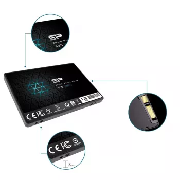 SILICON POWER SSD - A55 - 128GB - 2,5 Zoll - SATA III Slc