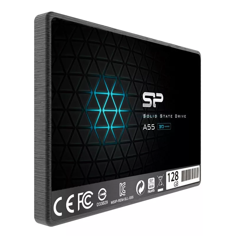 SILICON POWER SSD - A55 - 128GB - 2,5 Zoll - SATA III Slc