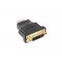 LANBERG Gender-Changer-Kabel HDMI (Stecker) auf DVI-D (Buchse, 24+5) schwarz, 1920x1080@60Hz, ABS-Gehäuse