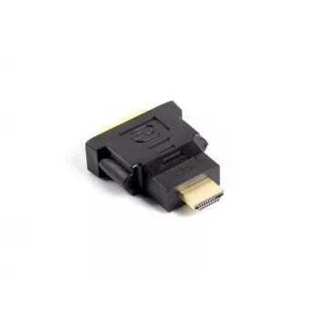 LANBERG Gender-Changer-Kabel HDMI (Stecker) auf DVI-D (Buchse, 24+5) schwarz, 1920x1080@60Hz, ABS-Gehäuse