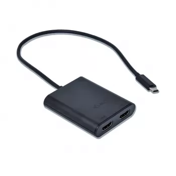 i-tec USB-C 3.1 Dual 4K HDMI Videoadapter, 3.2 Gen 1 (3.1 Gen 1), USB Type-C, HDMI-Ausgang, 3840 x 2160 Pixel