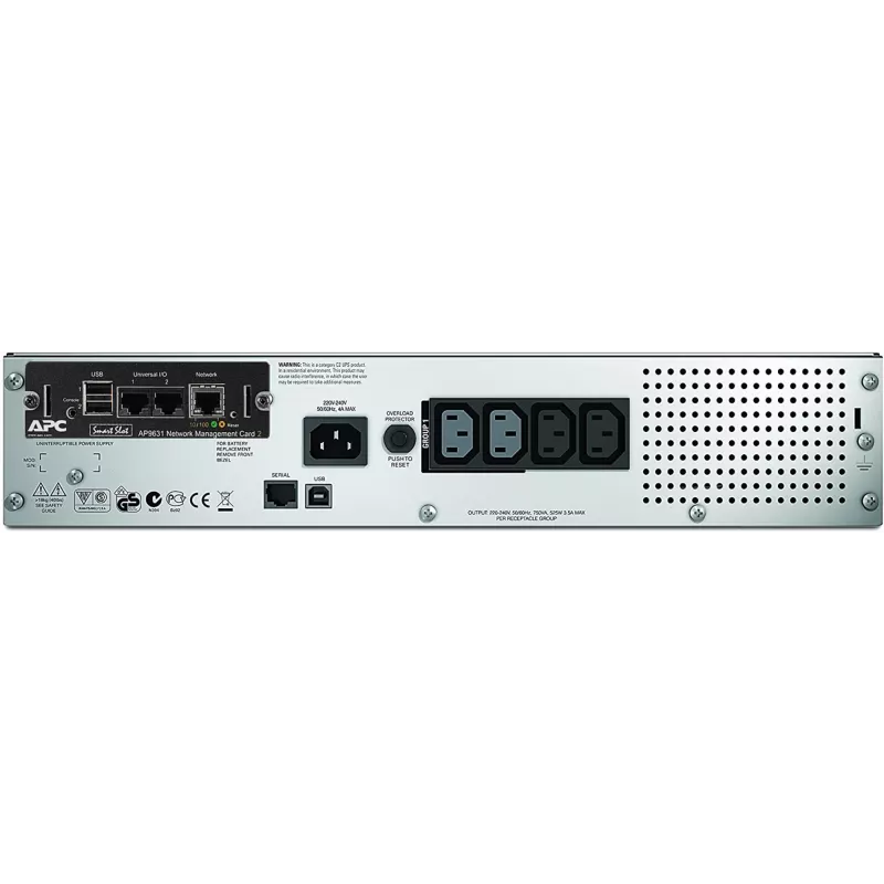 APC Smart-UPS SMT750RMI2UNC - 4x C13, USB, Rack-montierbar, NMC, 750VA