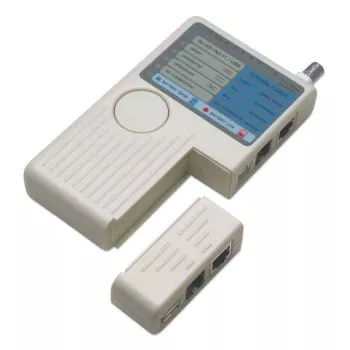 Intellinet 4-in-1 Kabeltester, RJ-11, RJ-45, USB und BNC, Ein-Knopf-Test