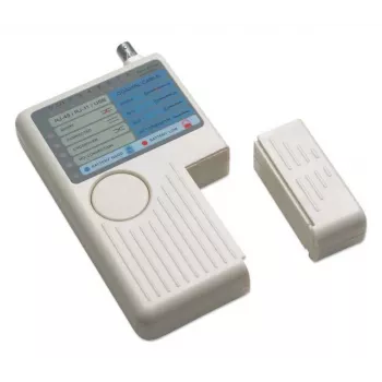 Intellinet 4-in-1 Kabeltester, RJ-11, RJ-45, USB und BNC, Ein-Knopf-Test