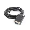 GEMBIRD HDMI-zu-VGA- und Audio-Adapterkabel, einzelner Anschluss, 3 m, schwarz