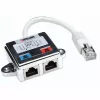 Intellinet 2-Port Modularverteiler, Cat5e, FTP, ermöglicht die gemeinsame Nutzung eines Cat5e-Netzwerkkabels durch zwei RJ45-Ports