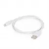 Lightning-Kabel Gembird CC-USB2-AMLM-2M-W — 2 m, Lightning auf USB A, USB 2.0, weiß