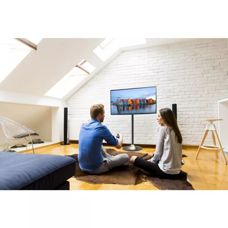 Techly ICA-TR10 Werbedisplay-Ständer 68,6 cm (27 Zoll) Silber