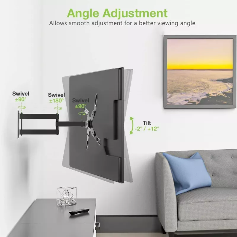 Techly 23-55 Universal LCD TV Wall Mount Bracket Schwarz” ICA-PLB 136M