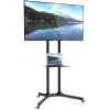 Techly Bodenrollwagen mit Ablageboden für LCD/LED/Plasma 30-65 Zoll ICA-TR6
