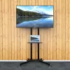 Techly Bodenrollwagen mit Ablageboden für LCD/LED/Plasma 30-65 Zoll ICA-TR6