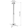 Techly Support Projector Ceiling Extension 500-770 mm Weiß ICA-PM 104MW