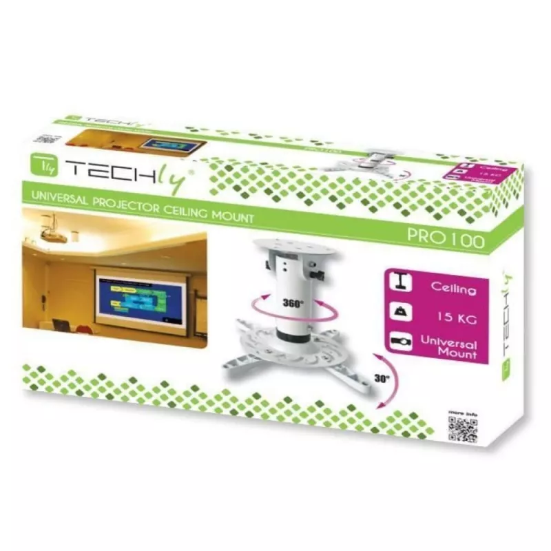 Techly Bracket Universal Projector Ceiling Weiß ICA-PM 200WH