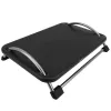 Techly Verstellbare Fußstütze ICA-FR 13, Schwarz, ABS-Kunststoff, 430 mm, 280 mm, 1,24 kg
