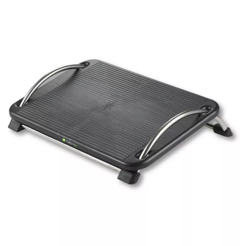 Techly Verstellbare Fußstütze ICA-FR 13, Schwarz, ABS-Kunststoff, 430 mm, 280 mm, 1,24 kg