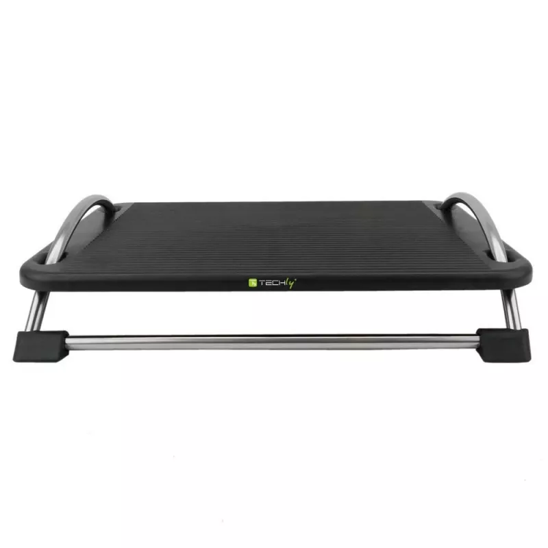 Techly Verstellbare Fußstütze ICA-FR 13, Schwarz, ABS-Kunststoff, 430 mm, 280 mm, 1,24 kg