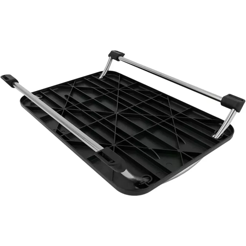 Techly Verstellbare Fußstütze ICA-FR 13, Schwarz, ABS-Kunststoff, 430 mm, 280 mm, 1,24 kg