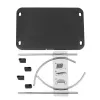 Techly Verstellbare Fußstütze ICA-FR 13, Schwarz, ABS-Kunststoff, 430 mm, 280 mm, 1,24 kg