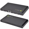 Techly Splitter HDMI 4-fach 4K*2K IDATA HDMI-4K4, HDMI, 4x HDMI, 1x HDMI F, 4096 x 2160 Pixel, Schwarz, 36 bit