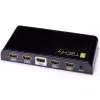 Techly Splitter HDMI 4-fach 4K*2K IDATA HDMI-4K4, HDMI, 4x HDMI, 1x HDMI F, 4096 x 2160 Pixel, Schwarz, 36 bit