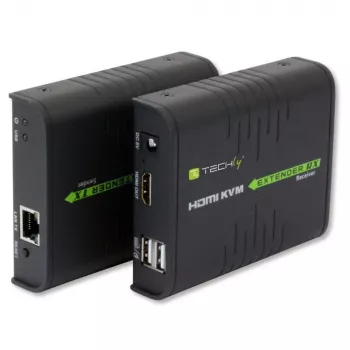 Techly IDATA HDMI-KVM2 KVM-Extender Sender & Empfänger