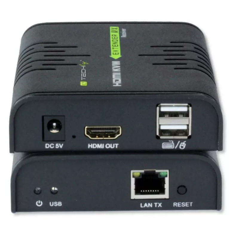 Techly IDATA HDMI-KVM2 KVM-Extender Sender & Empfänger