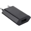 Techly Compact Charger USB 1A European Plug Schwarz