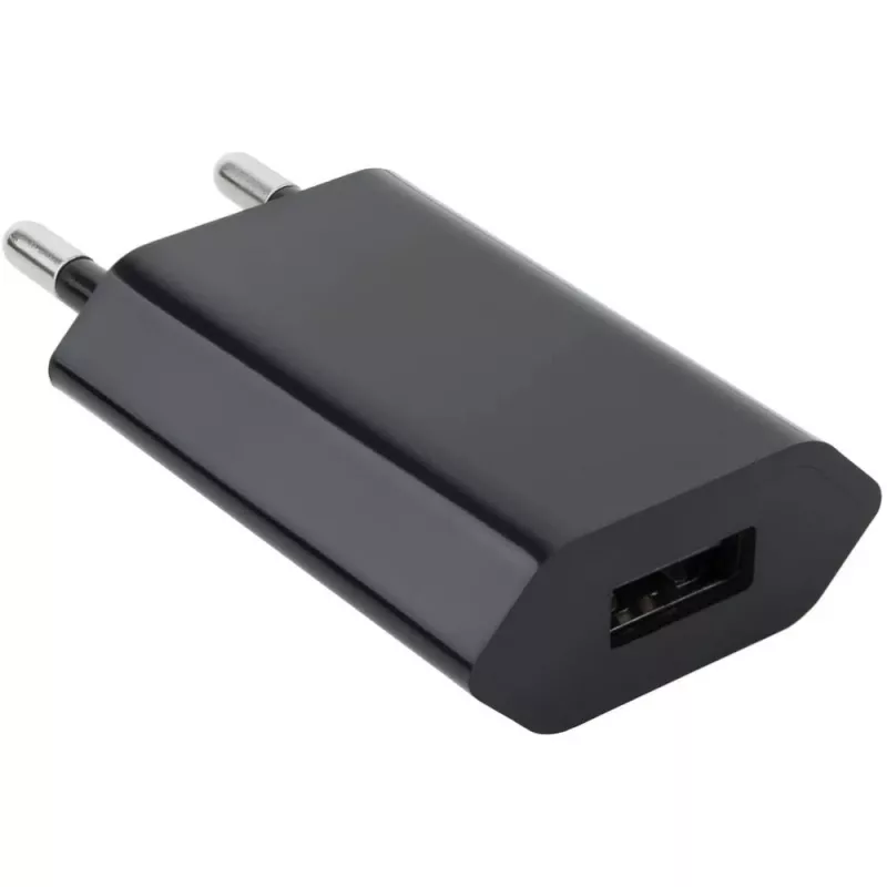 Techly Compact Charger USB 1A European Plug Schwarz