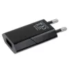 Techly Compact Charger USB 1A European Plug Schwarz