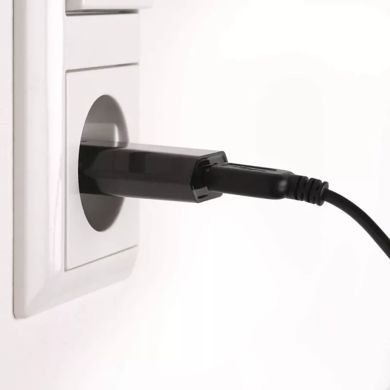 Techly Compact Charger USB 1A European Plug Schwarz