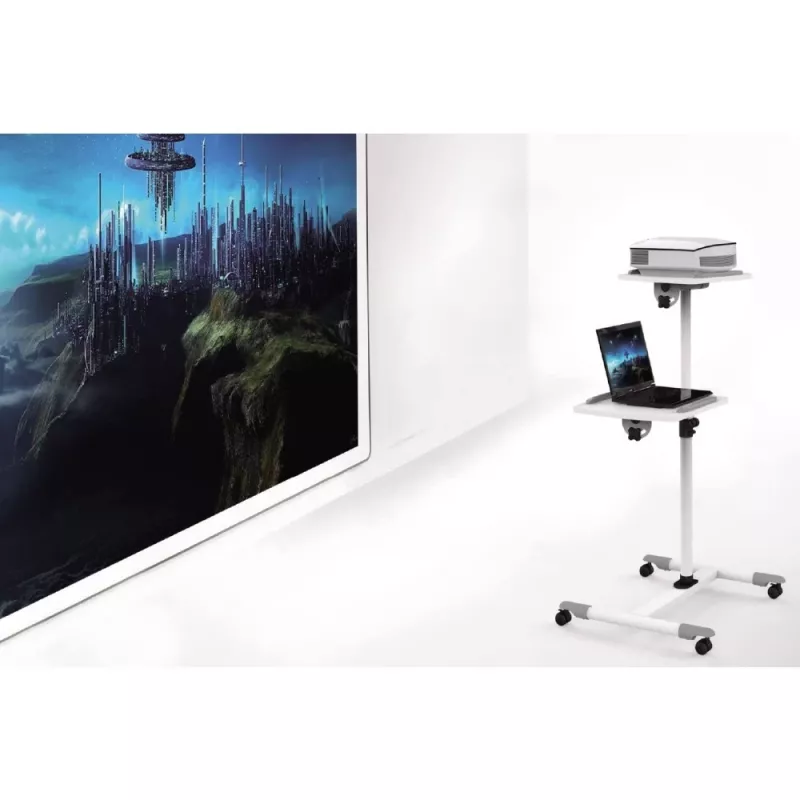 Techly Universal Trolley for Notebook / Projector, Weiß ICA-TB TPM-6