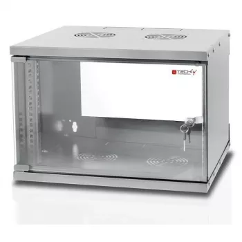 Techly Wall Rack Cabinet 19 6U prof. 320 Grau Assembled” I-CASE EL-1006G32