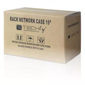 Techly Wall Rack Cabinet 19 6U prof. 320 Grau Assembled” I-CASE EL-1006G32