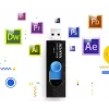 ADATA UV320 USB-Flash-Laufwerk 128 GB USB Typ-A 3.2 Gen 1 (3.1 Gen 1) Schwarz, Blau