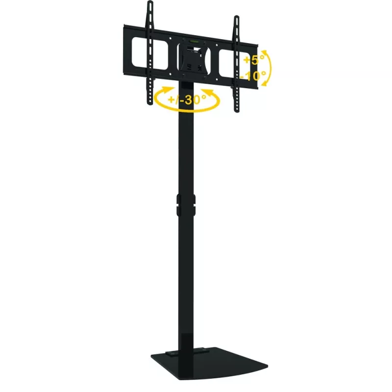 Techly ICA-TR12 TV-Wagen/Ständer 177.8 cm (70 Zoll) Schwarz