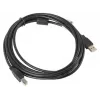 LANBERG USB-Kabel USB 2.0 USB B – 3 m Schwarz