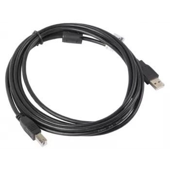 LANBERG USB-Kabel USB 2.0 USB B – 3 m Schwarz