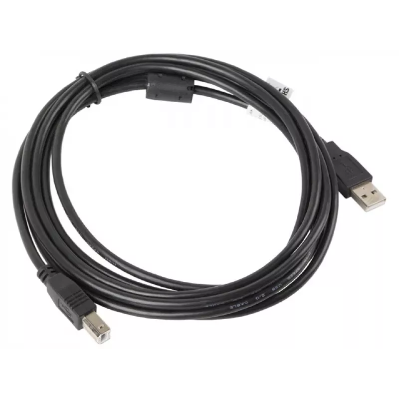 LANBERG USB-Kabel USB 2.0 USB B – 3 m Schwarz
