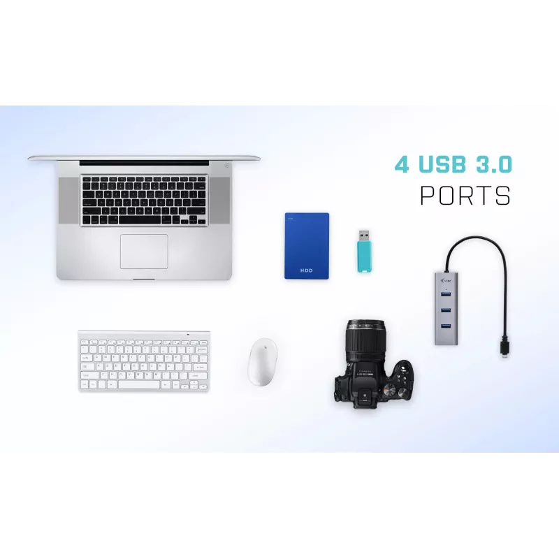 i-tec Metal USB-C HUB 4 Port