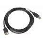 USB A-auf-A-Kabel LANBERG CA-USBE-10CC-0018-BK, USB 2.0, 1,8 m, schwarz