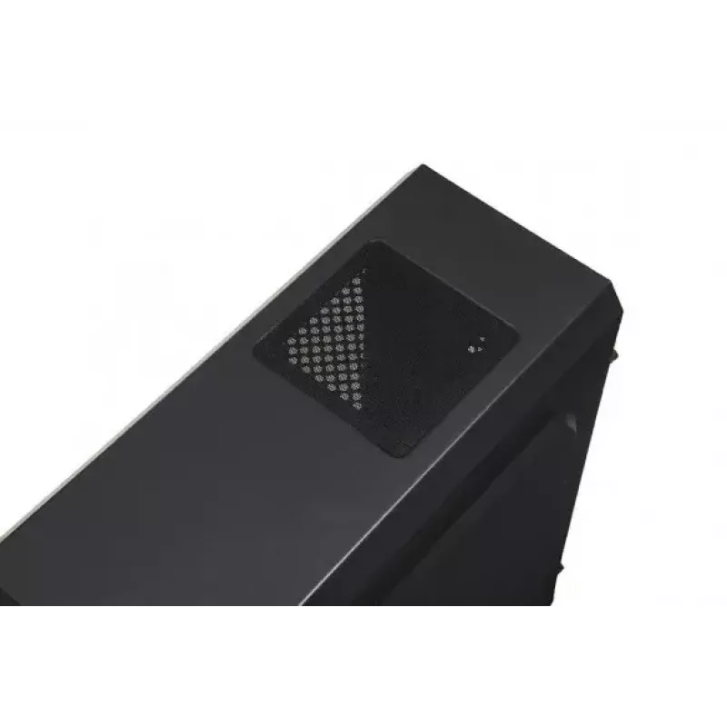 PC-Gehäuse IBOX ORCUS X14 Midi Tower Schwarz — ITX/ATX, Seitenfenster, rote Beleuchtung, 3×3,5-Zoll-Schächte, 2×2,5-Zoll-Schächte, 1×5,25-Zoll, USB 3.2 Gen1 Type-A