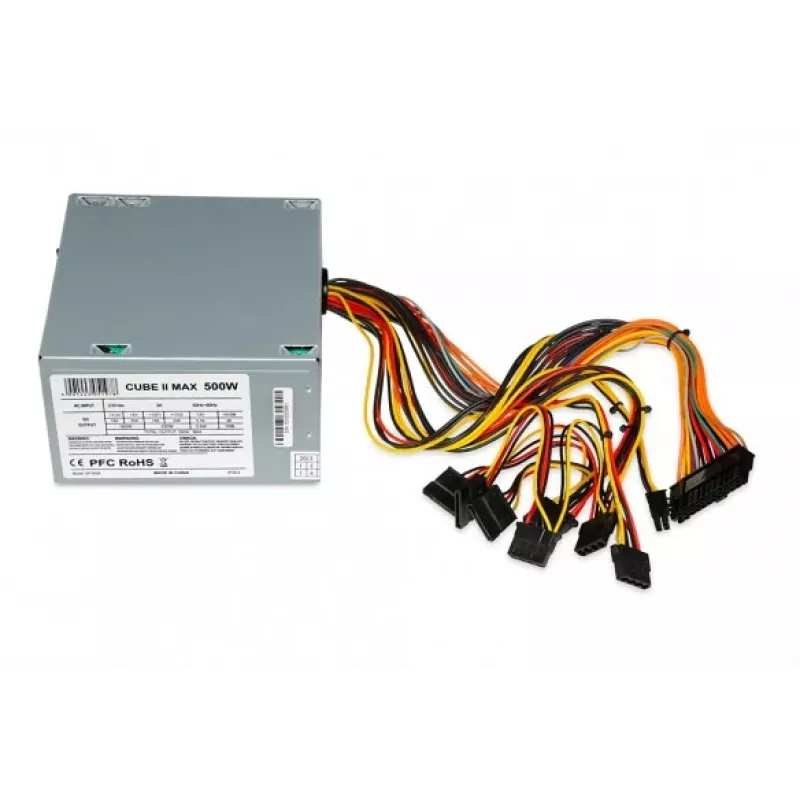 IBOX Cube Ii Netzteil Unit 500 W 20+4 Pin ATX ATX Silber