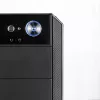 PC-Gehäuse MODECOM Oberon Pro Midi Tower – Schwarz, ATX/ITX/Micro ATX, gehärtetes Glas, bis zu 395 mm GPU