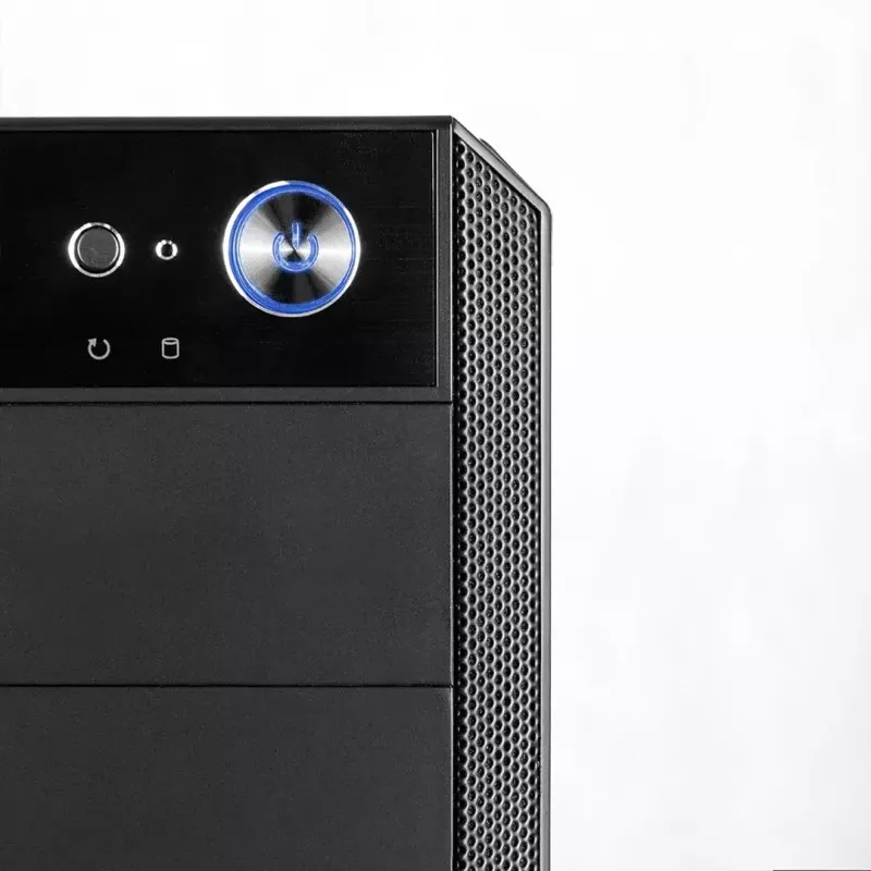 PC-Gehäuse MODECOM Oberon Pro Midi Tower – Schwarz, ATX/ITX/Micro ATX, gehärtetes Glas, bis zu 395 mm GPU
