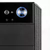 PC-Gehäuse MODECOM Oberon Pro Midi Tower – Schwarz, ATX/ITX/Micro ATX, gehärtetes Glas, bis zu 395 mm GPU